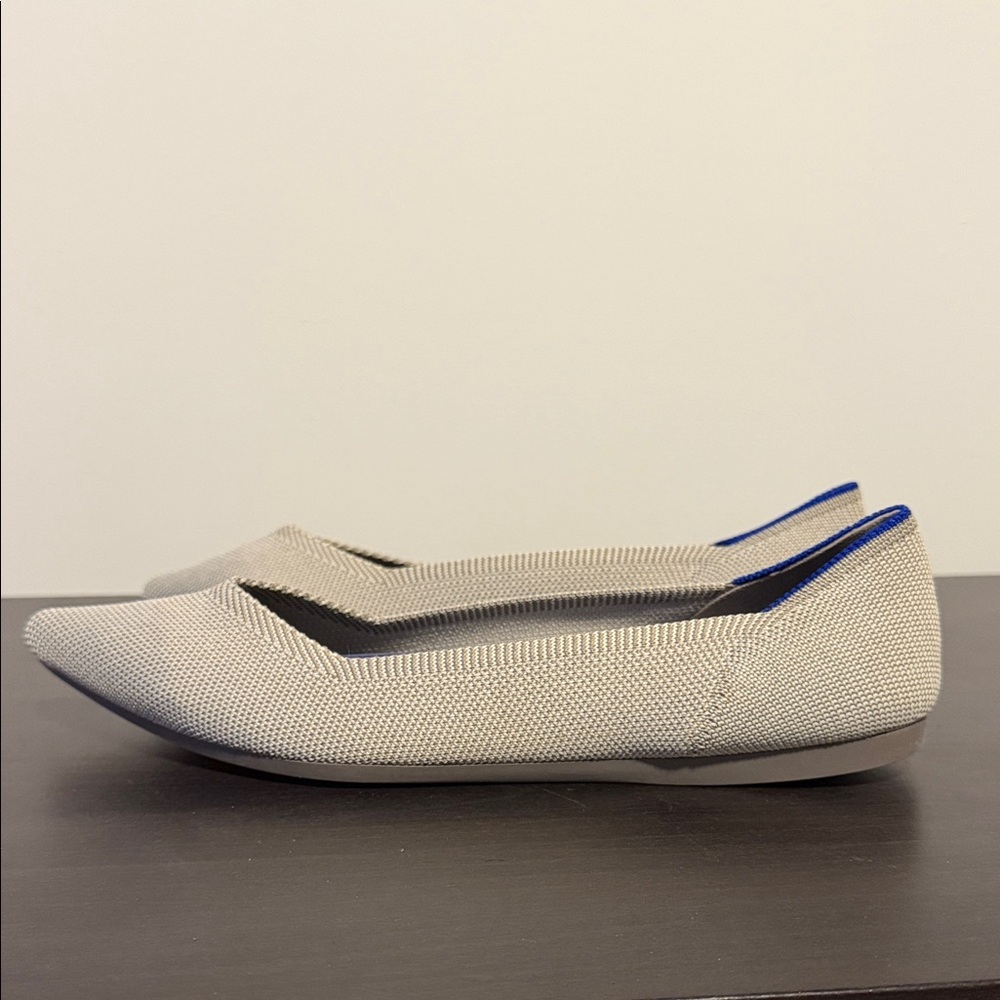 Rothy's Flaxseed Birdseye Women's Flats Size 10